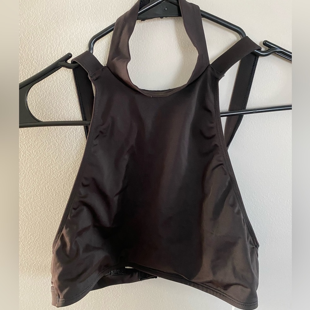 Urban Outfitters bathing suit top color black in size Medium. Worn once.